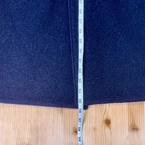 J.Crew Italian Boiled Wool Coat‎ Black Size 0 Double Breasted NWOT - Picture 5 of 8